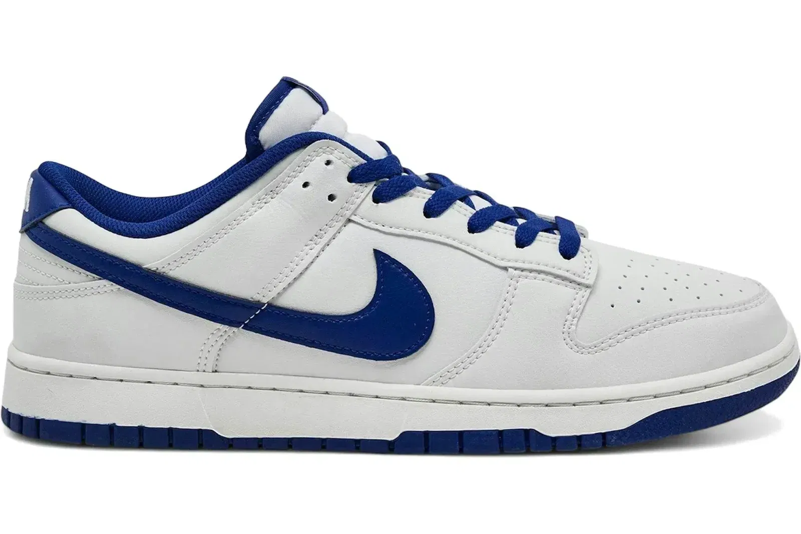 Nike Dunk Low Retro White Deep Royal Blue