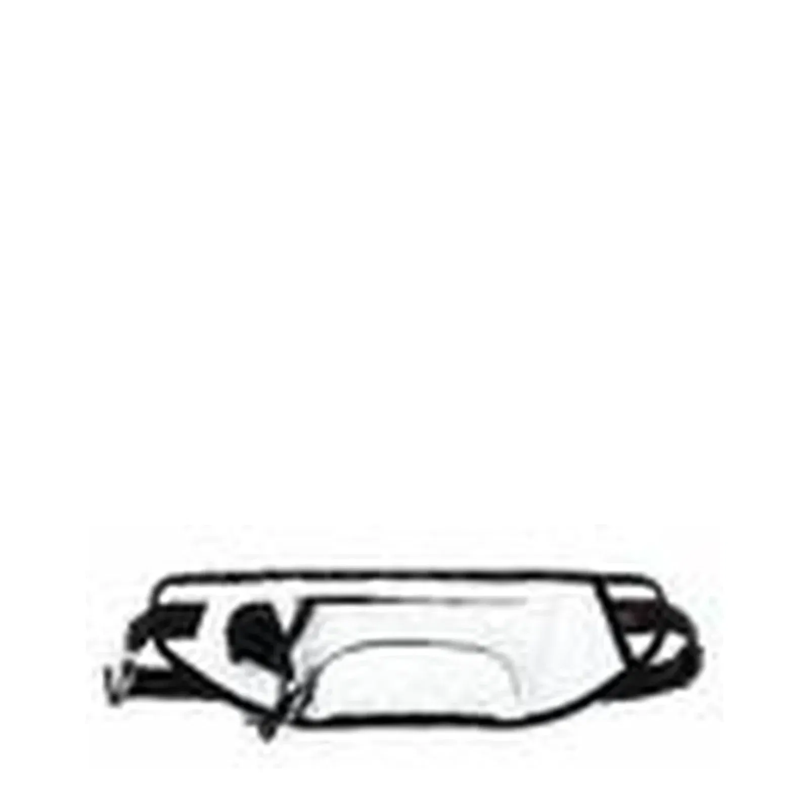 Large Belt Bag White