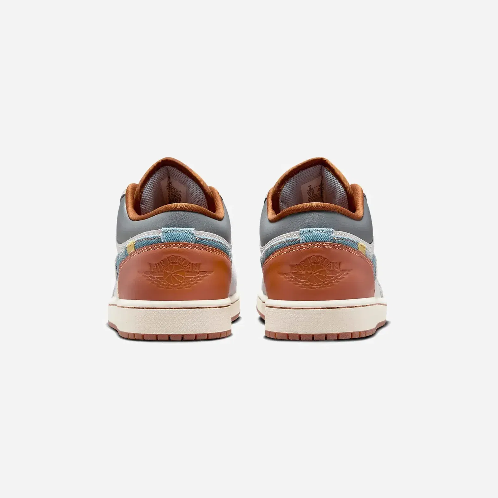 Nike Air Jordan 1 Low SE Phantom Repaired Denim Swoosh