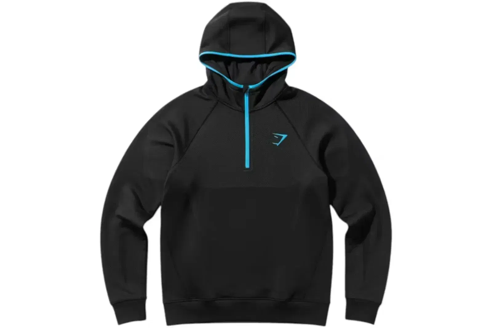 Gymshark Onyx 5.0 Seamless Hoodie Black/Onyx Grey