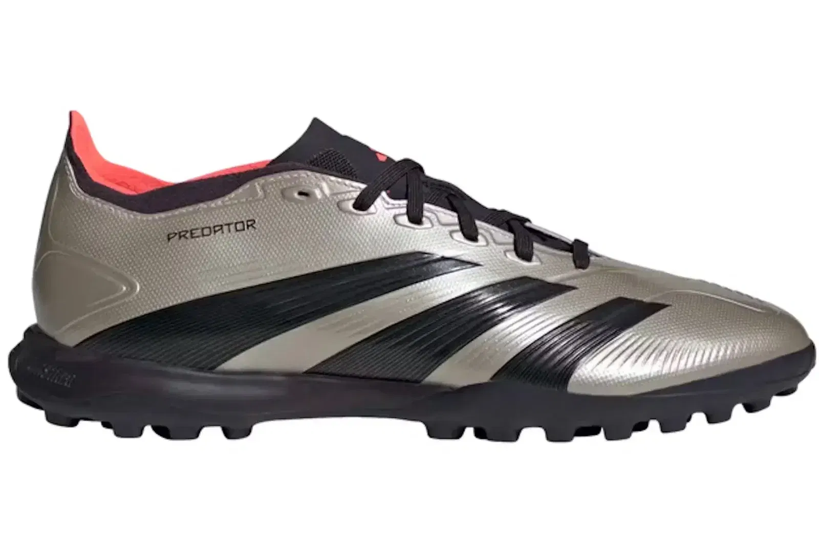 Adidas Predator League Turf Platinum Metallic Aurora Black Turbo