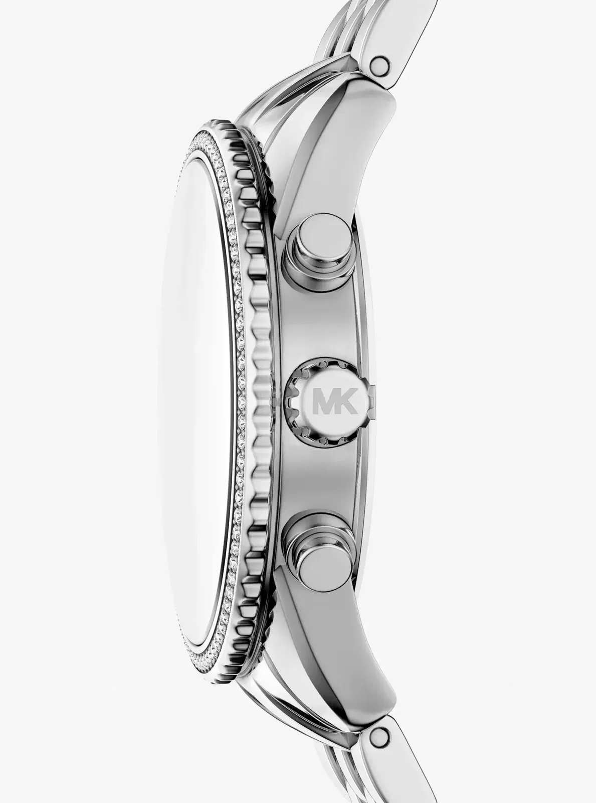 Michael Kors Bryant Pav Silver-Tone Watch
