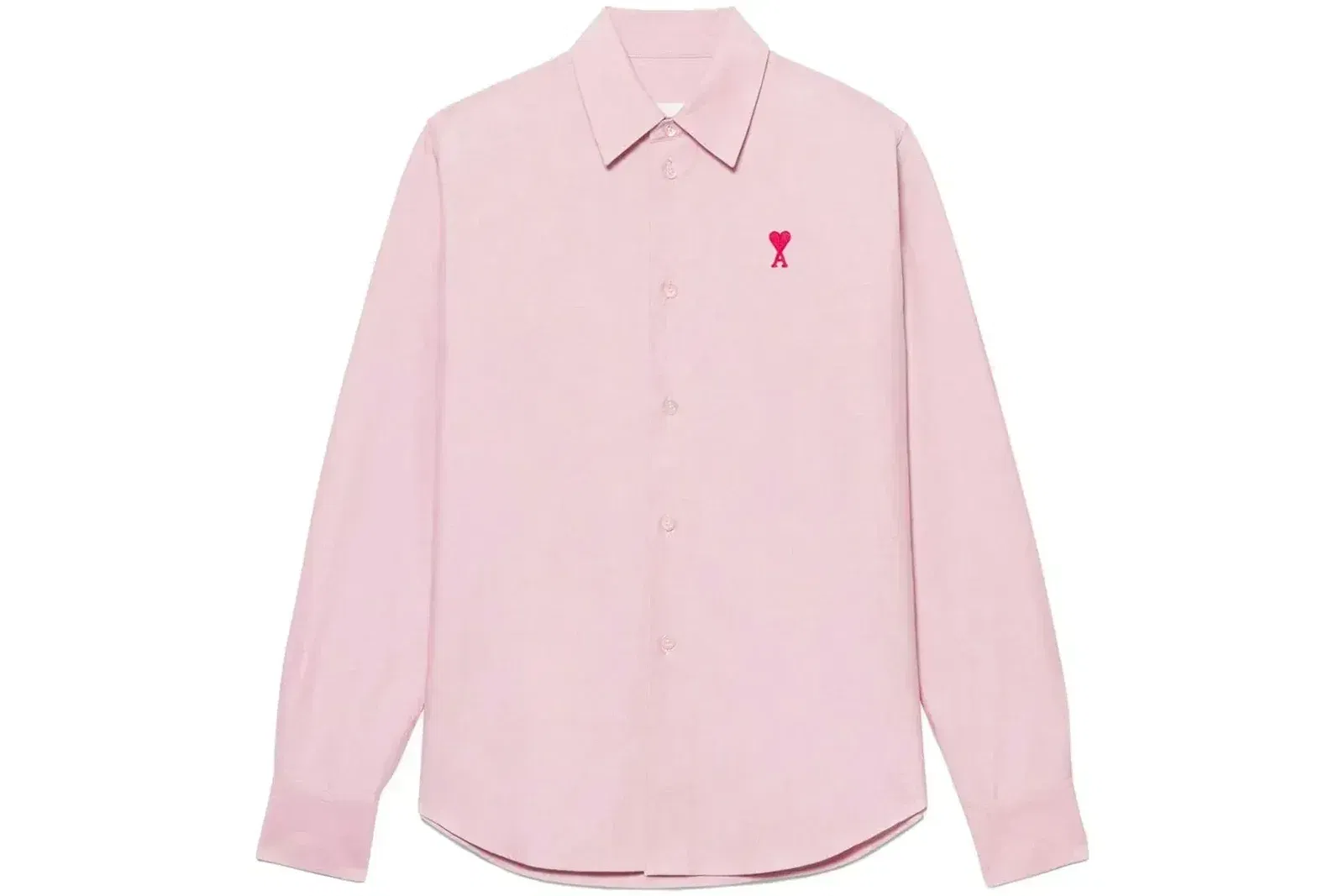 Ami Paris Ami De Coeur Shirt Pink