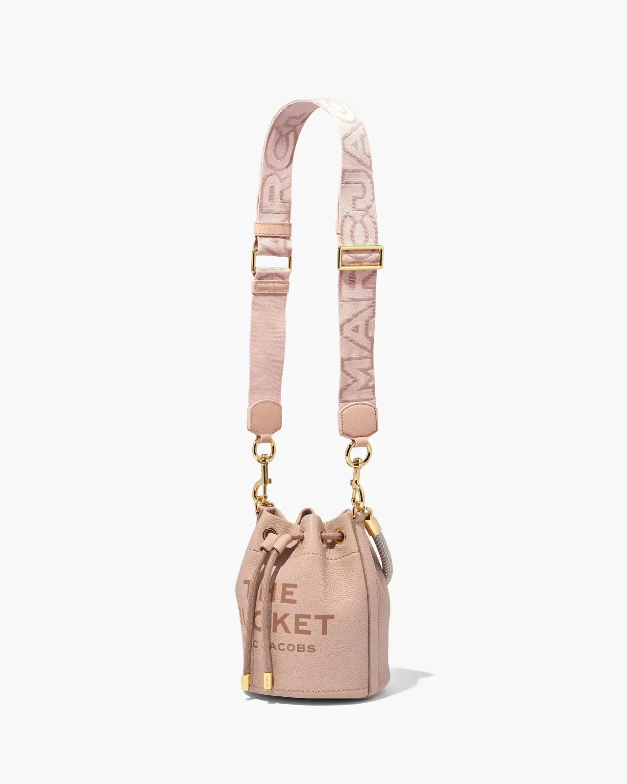 Marc Jacobs Marc Jacobs The Outline Logo Webbing Strap Rose Multi Rose Multi