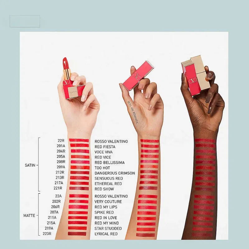 Valentino Beauty Rosso Valentino Satin Refillable Lipstick 3.4g