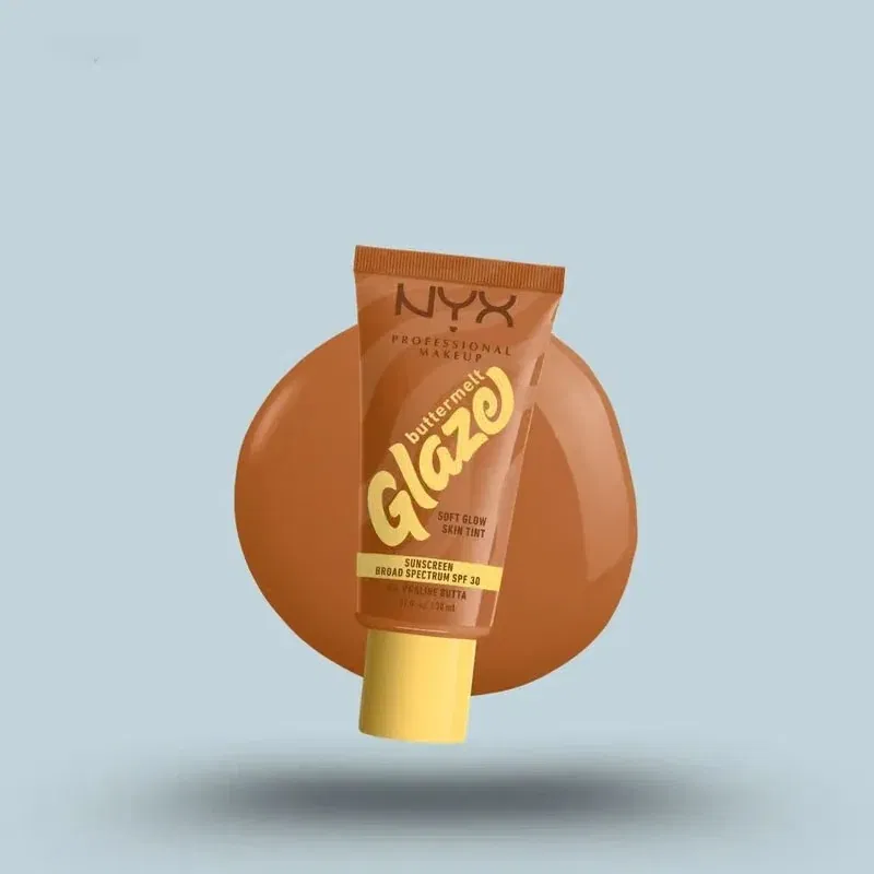 NYX Professional Makeup Buttermelt Glaze Soft Glow Skin Tint + SPF/FPS 30 Foundation (Various Shades)