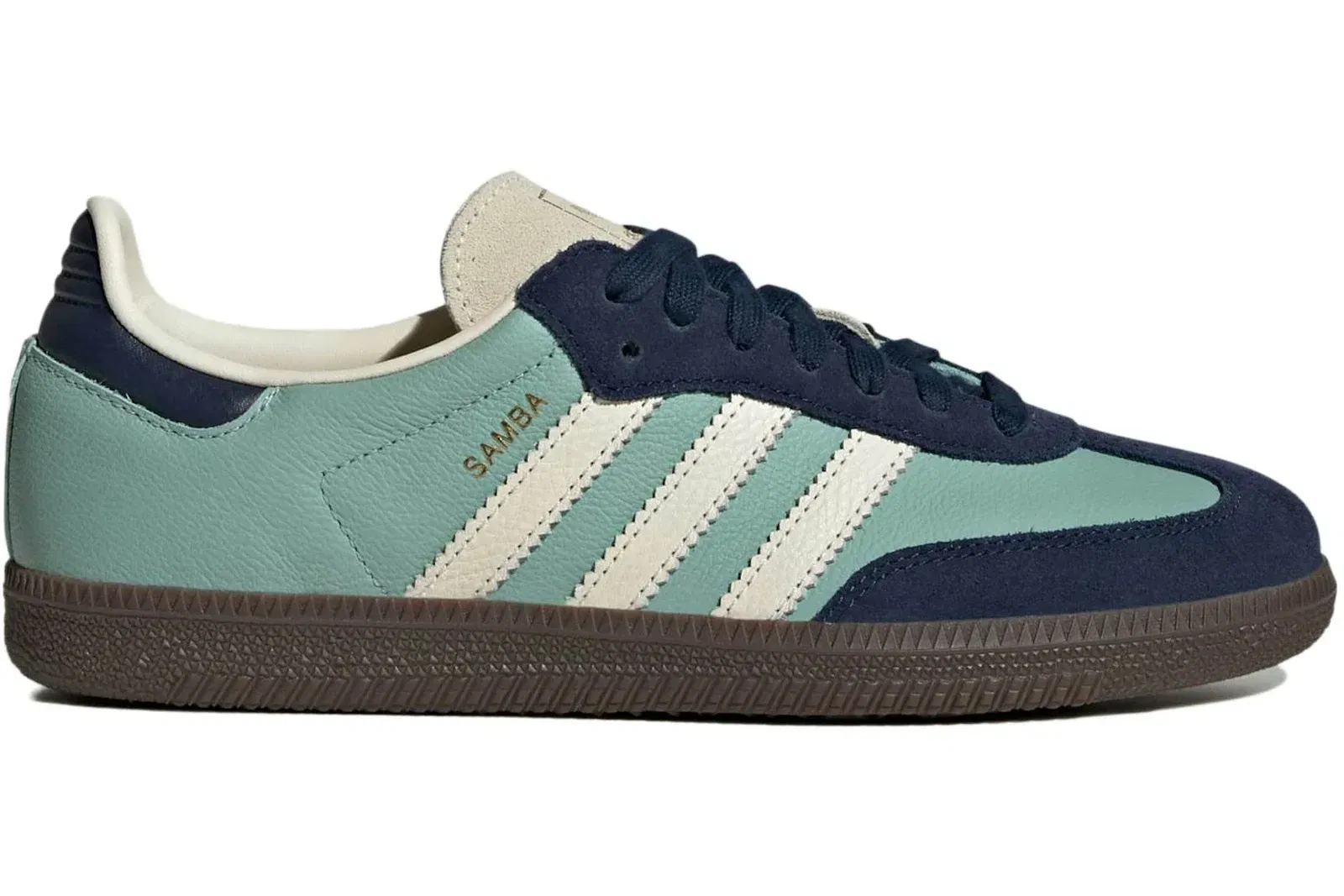 Adidas Samba OG Hazy Green Night Indigo (Women's)