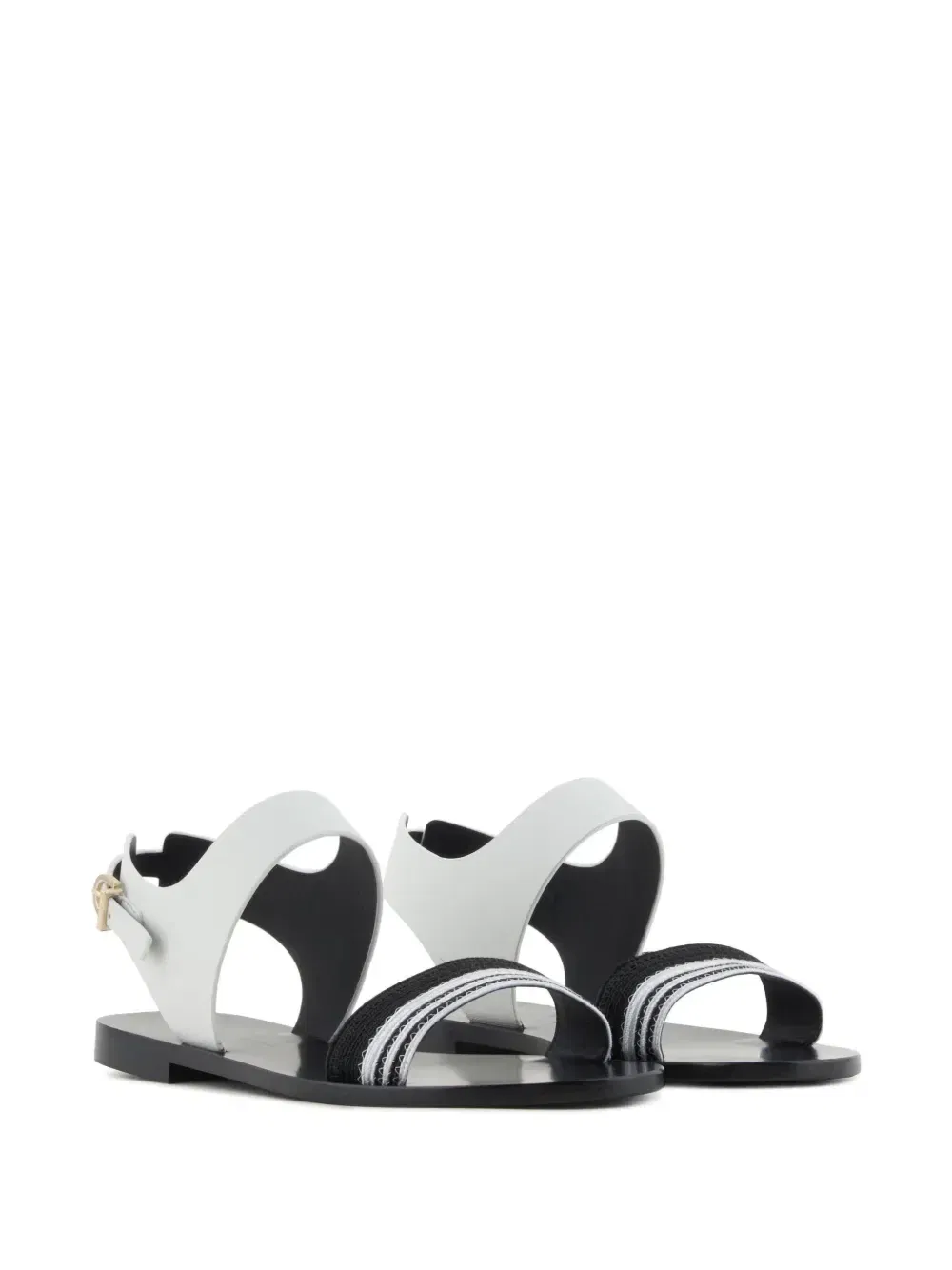 stripe-detail sandals