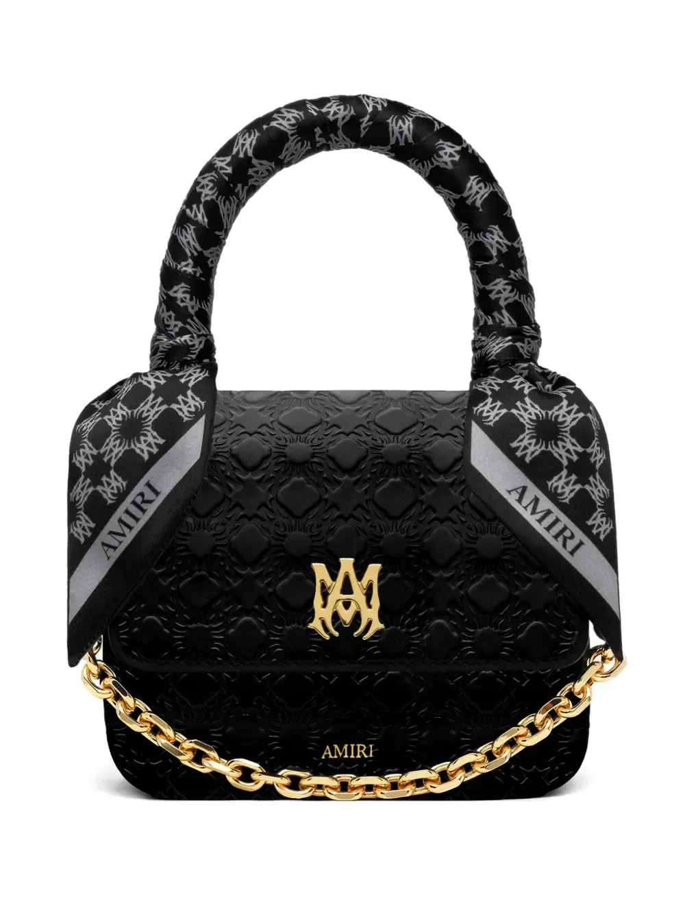 micro Ma Quad embossed tote bag