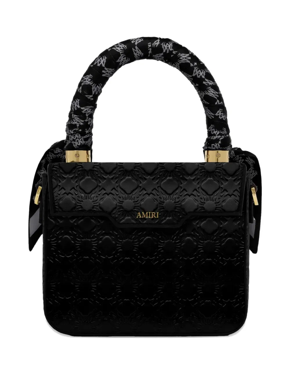 micro Ma Quad embossed tote bag
