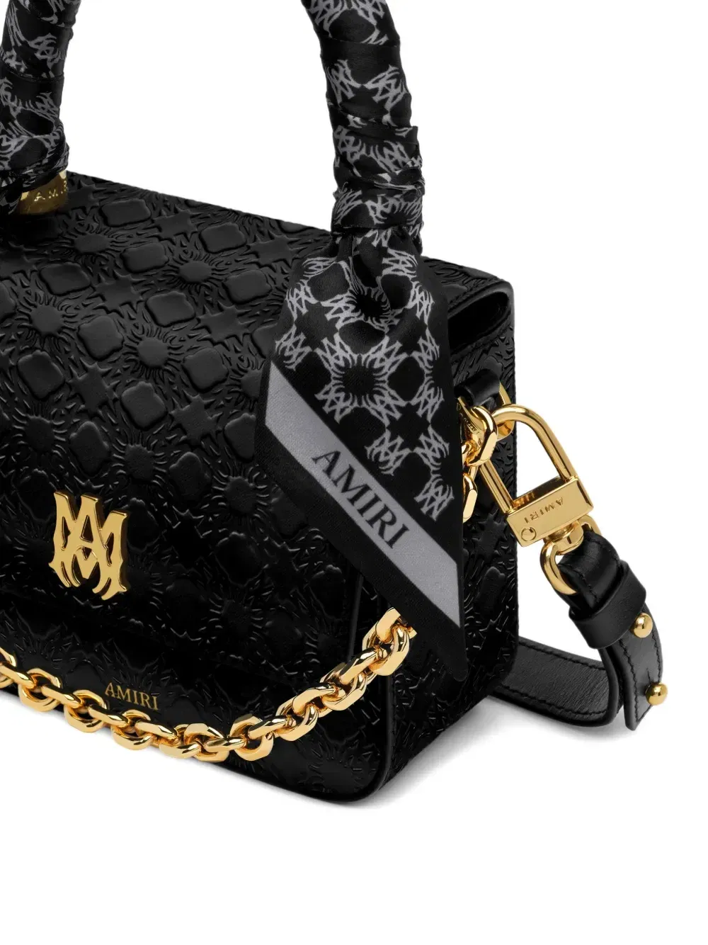 micro Ma Quad embossed tote bag