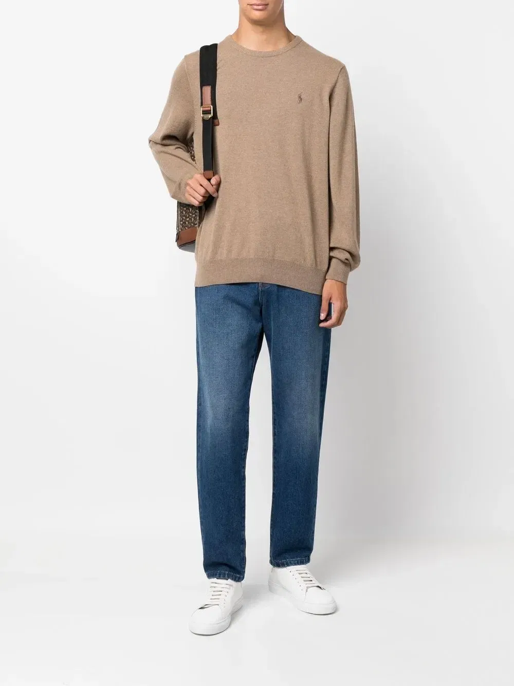 Polo Pony-embroidered wool jumper