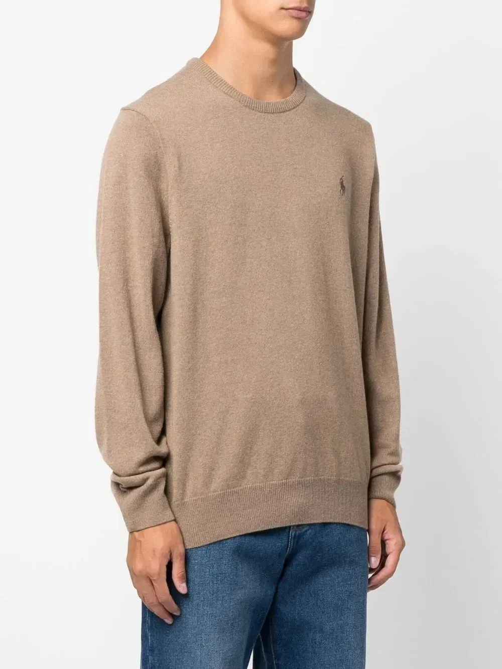 Polo Pony-embroidered wool jumper