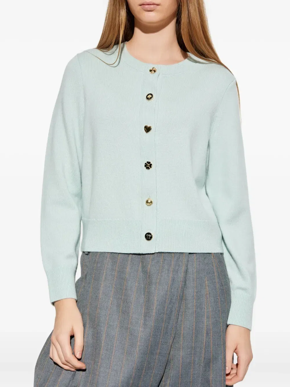 buttoned wool cardigan