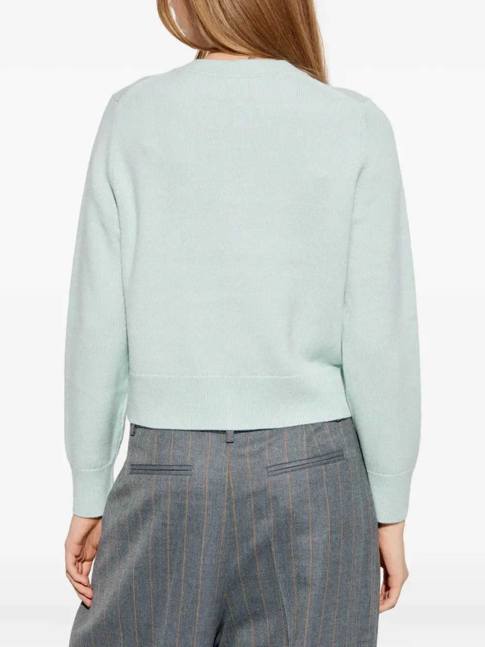 buttoned wool cardigan