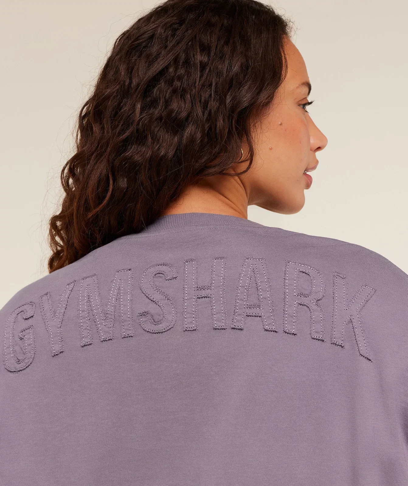 Women's Gymshark Power Washed Long Sleeve Top Dusk Purple