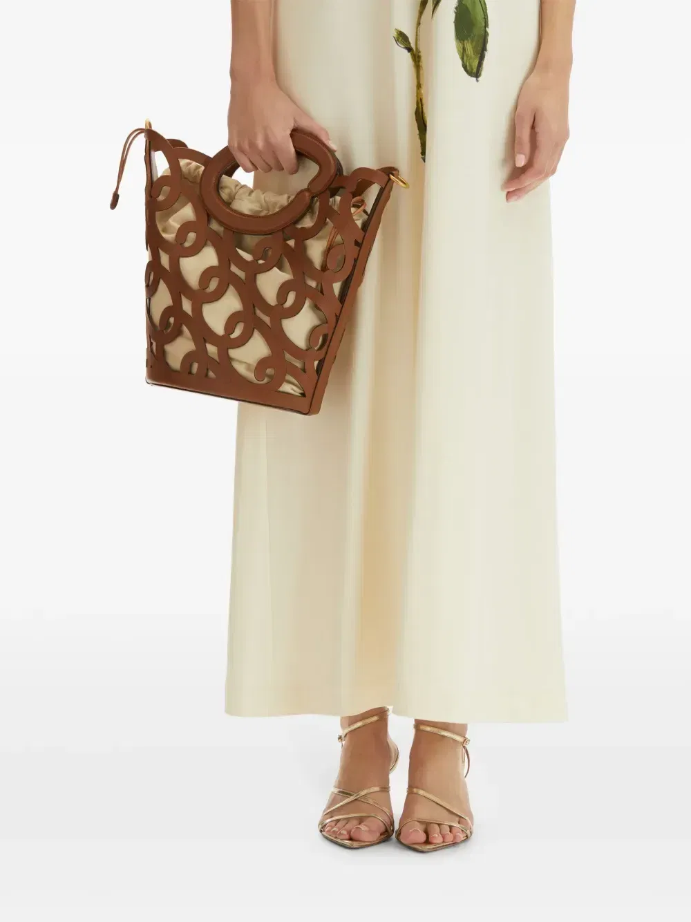 leather bucket bag