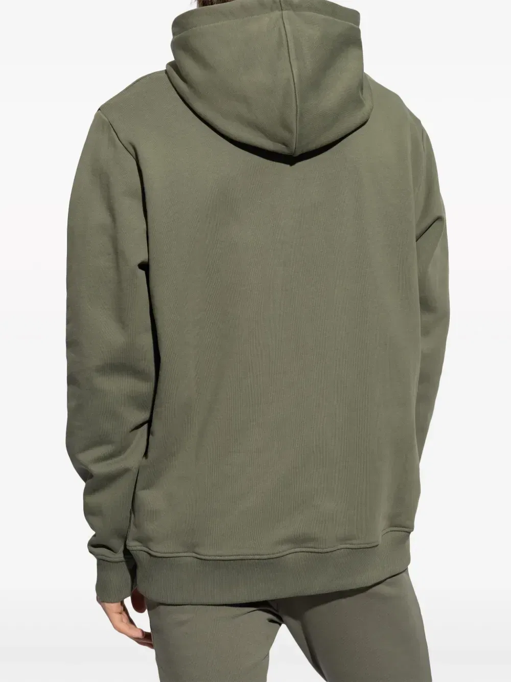 Logo Embroidered Drawstring Hoodie