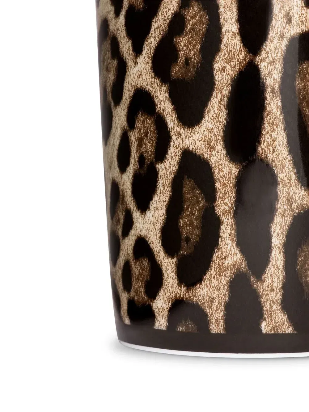 leopard-print porcelain cup