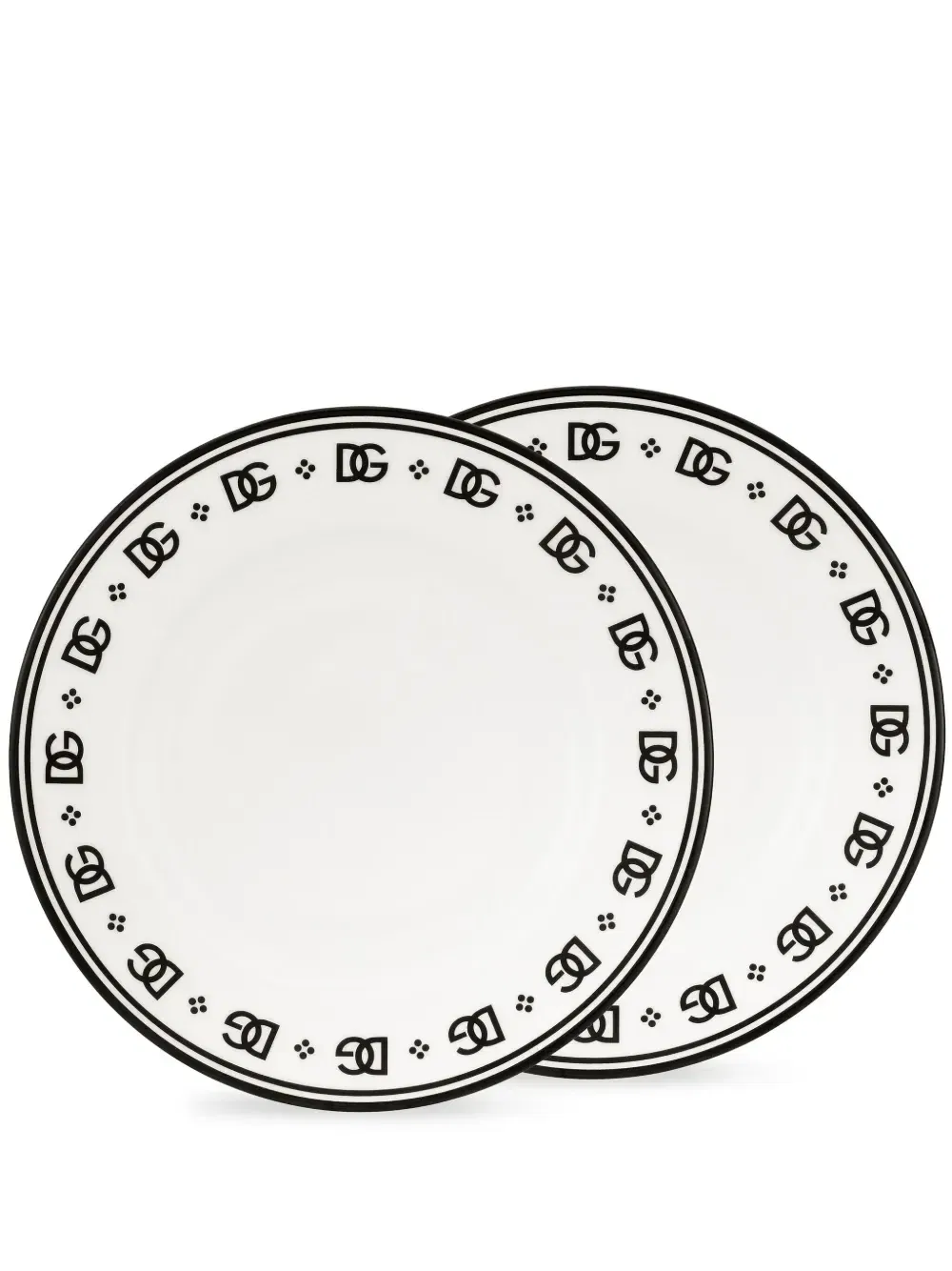 porcelain soup plates (set of two)