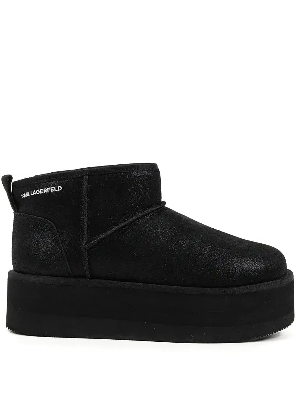 Thermo platform ankle boots
