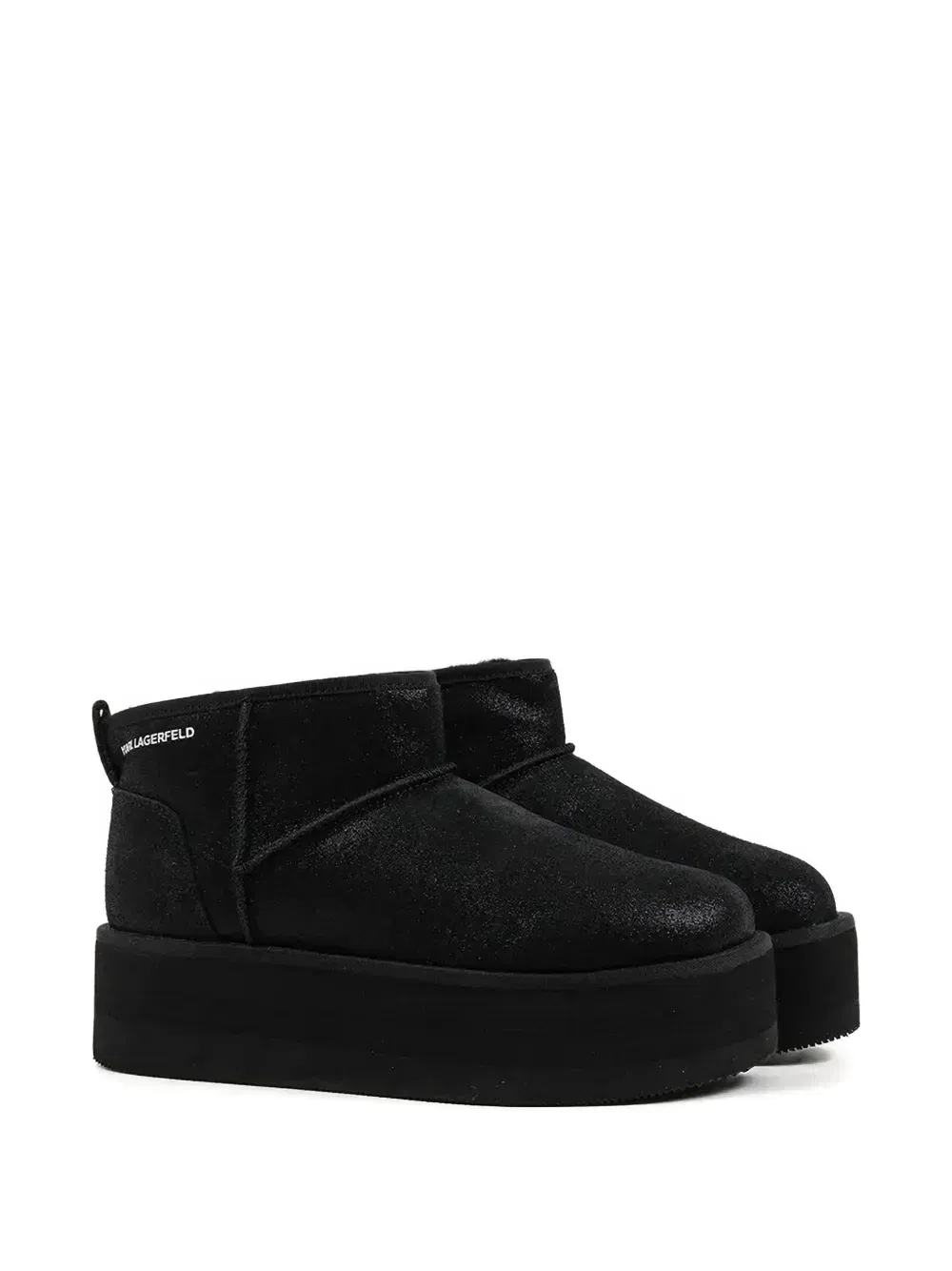 Thermo platform ankle boots
