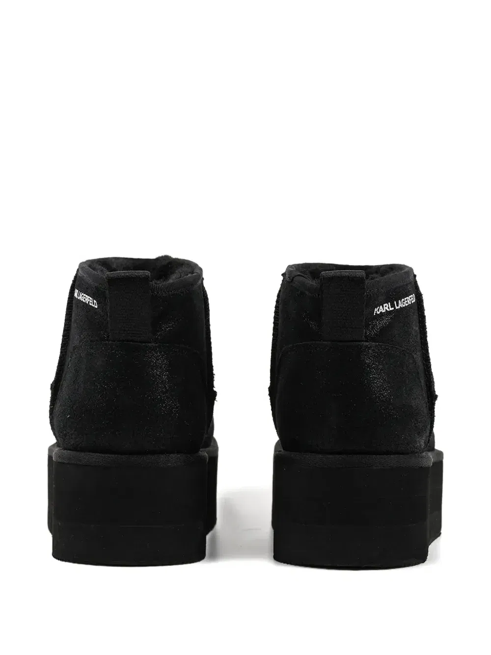 Thermo platform ankle boots