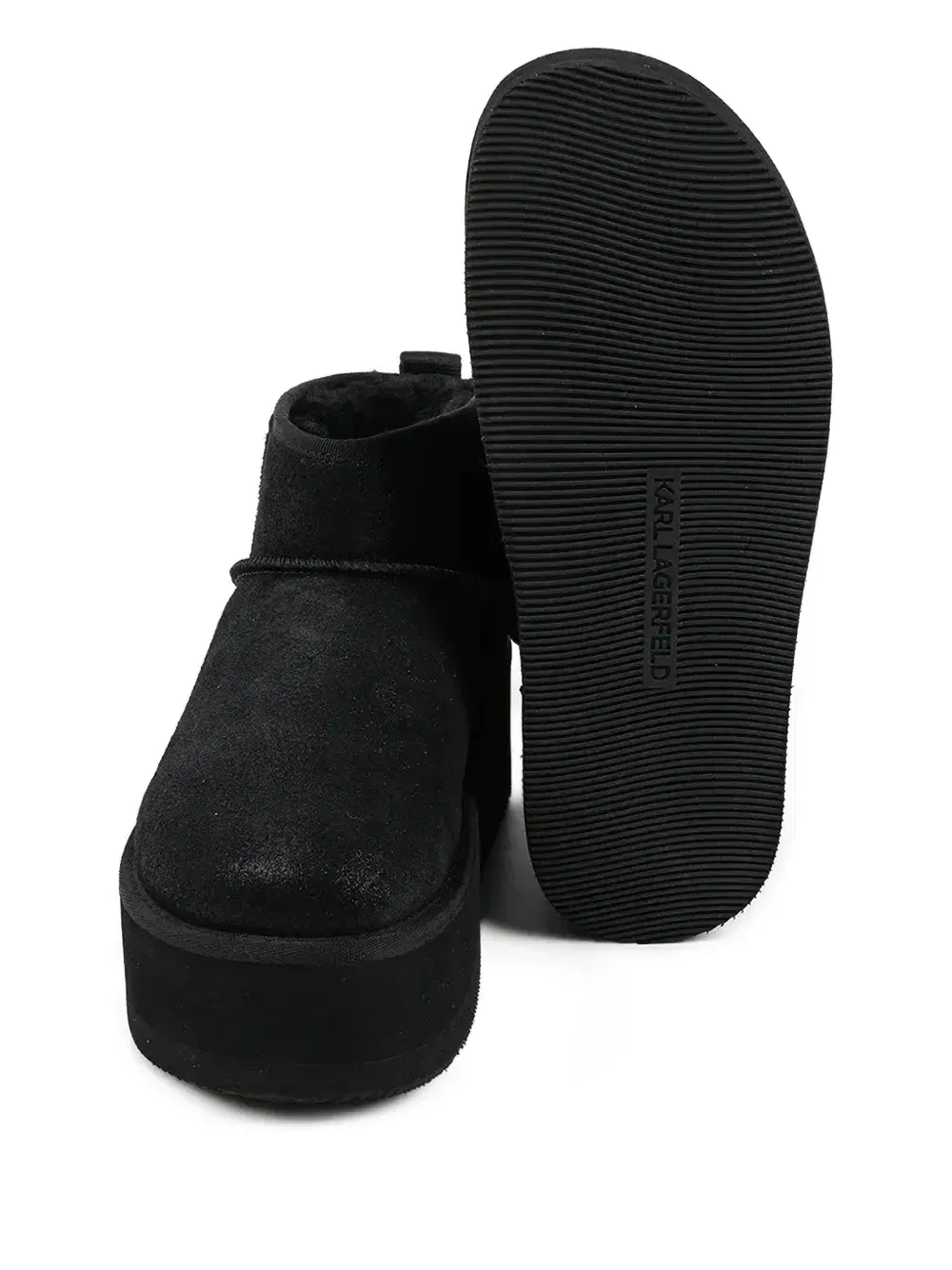 Thermo platform ankle boots