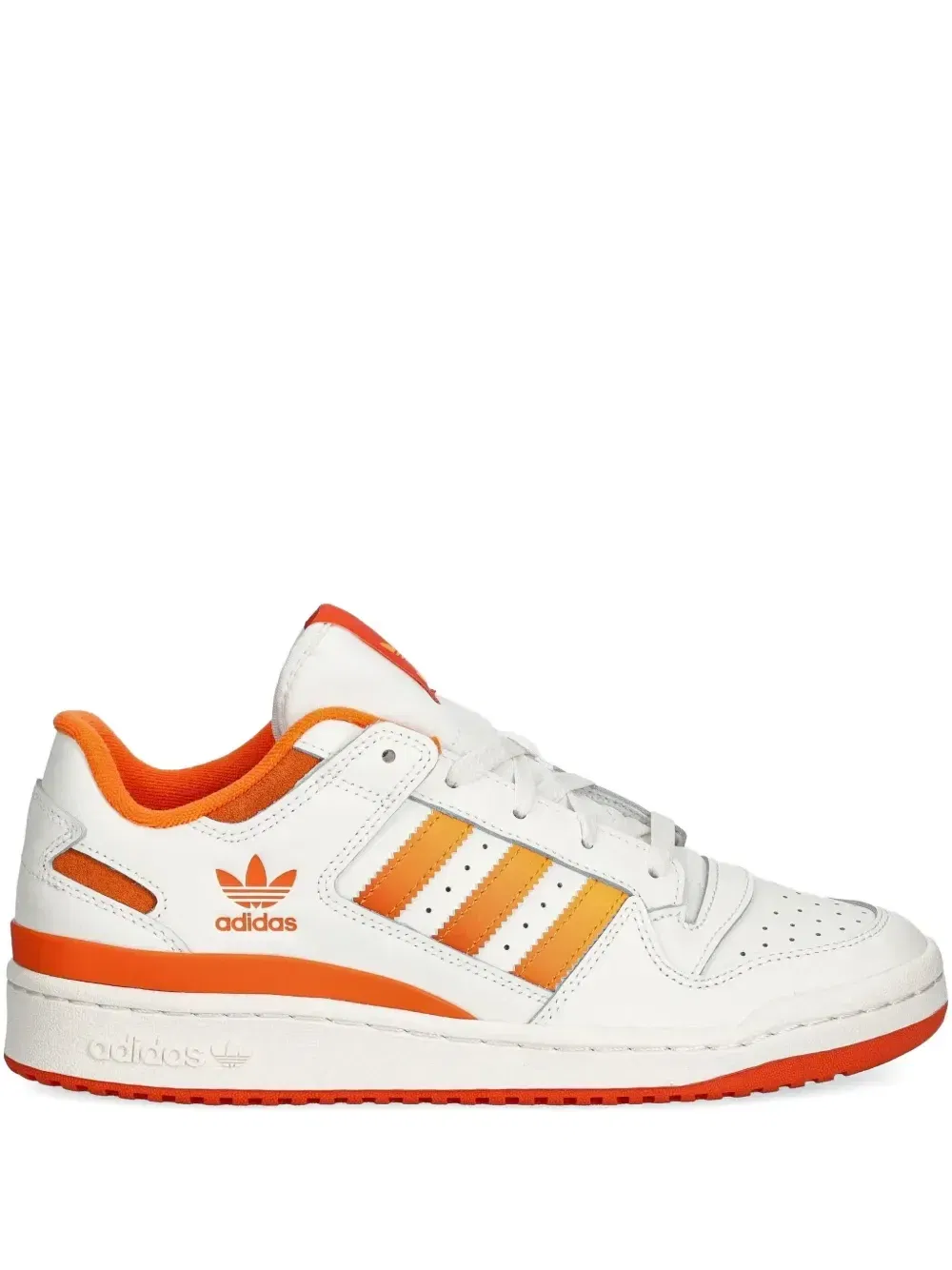 Forum Low CL three-stripe leather sneakers