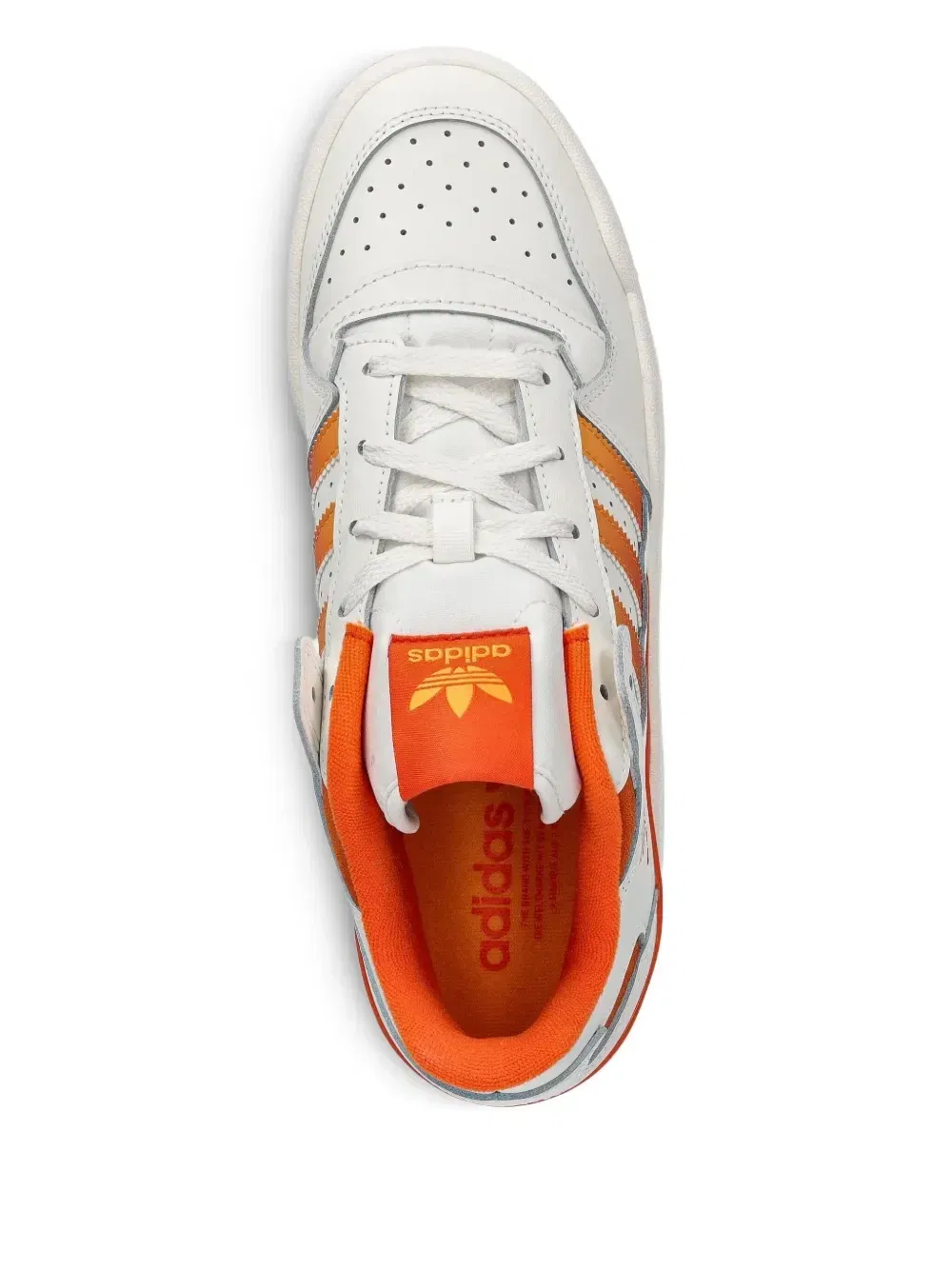 Forum Low CL three-stripe leather sneakers