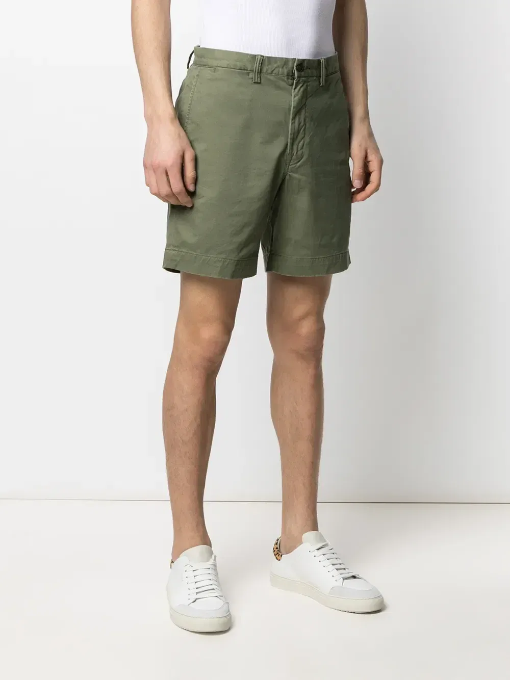 straight-leg chino shorts