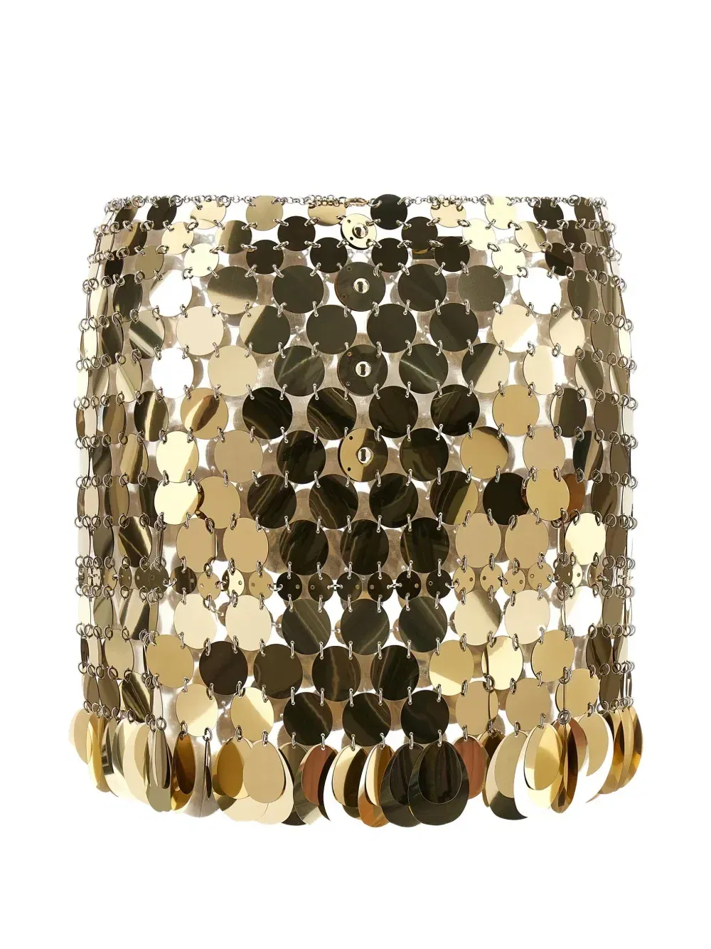 disc-embellished skirt