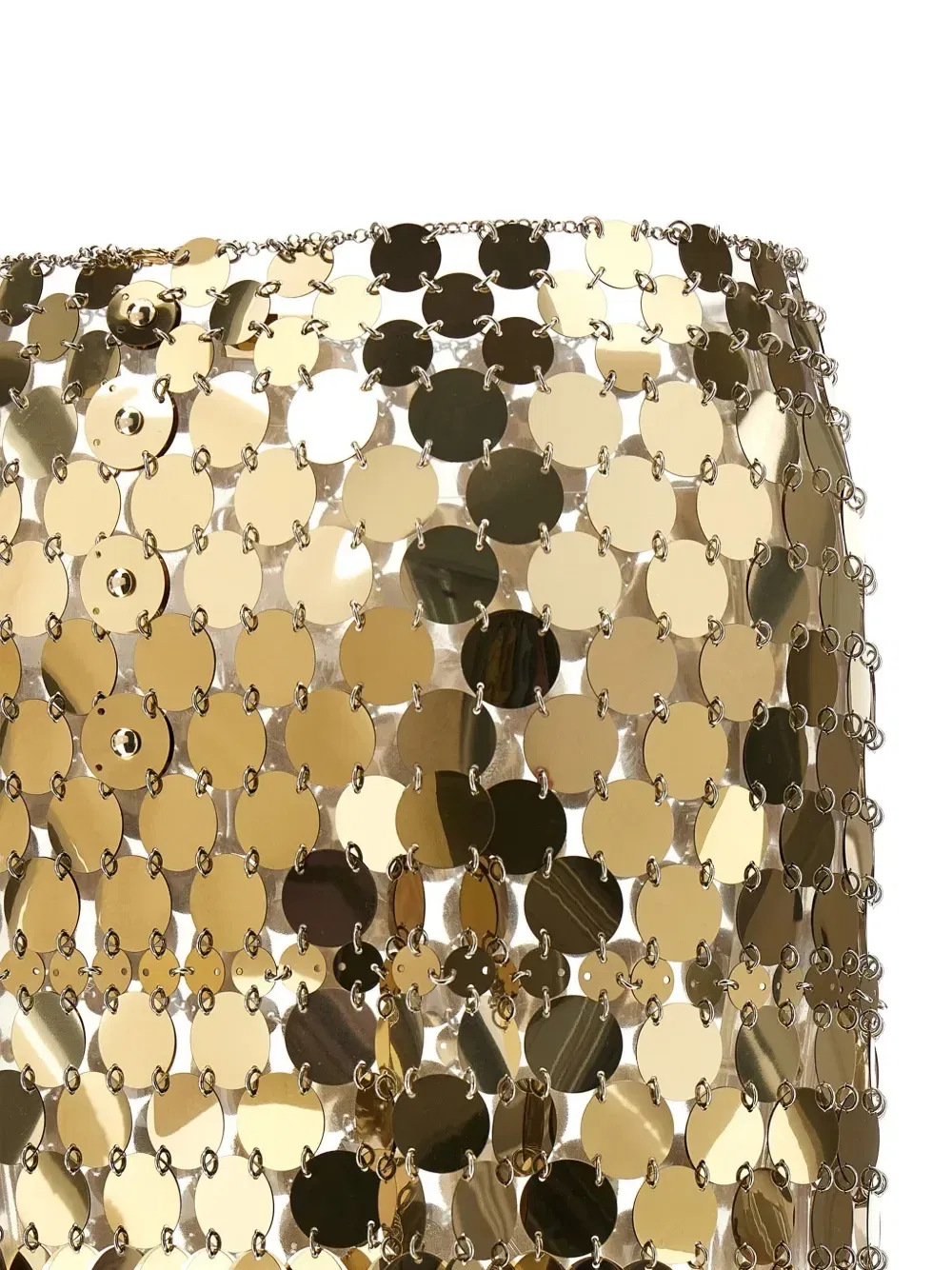 disc-embellished skirt