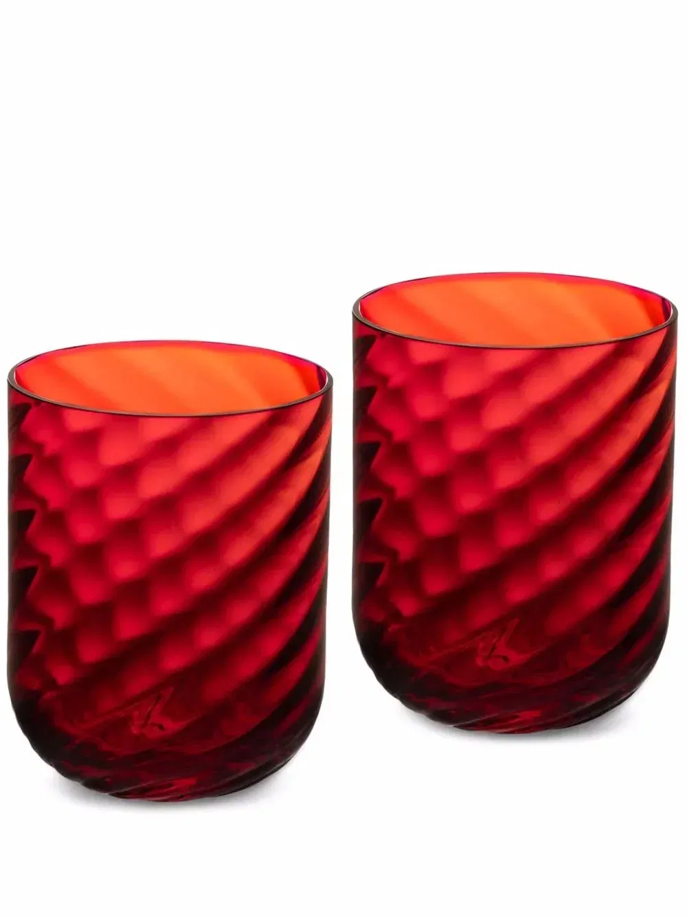 hand-blown Murano water glasses (set of two)