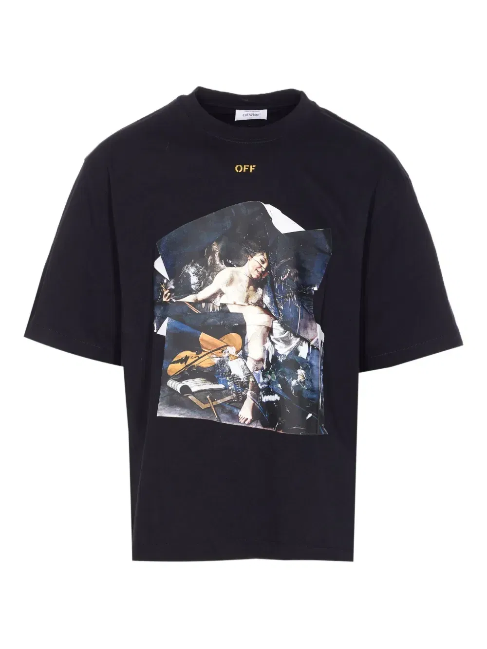 Cupid-print crewneck T-Shirt