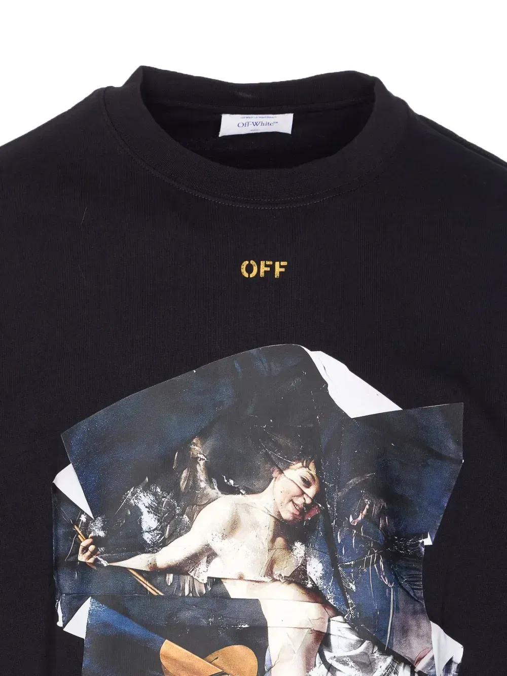 Cupid-print crewneck T-Shirt