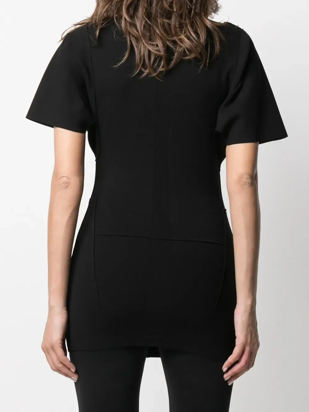 longline V-neck top