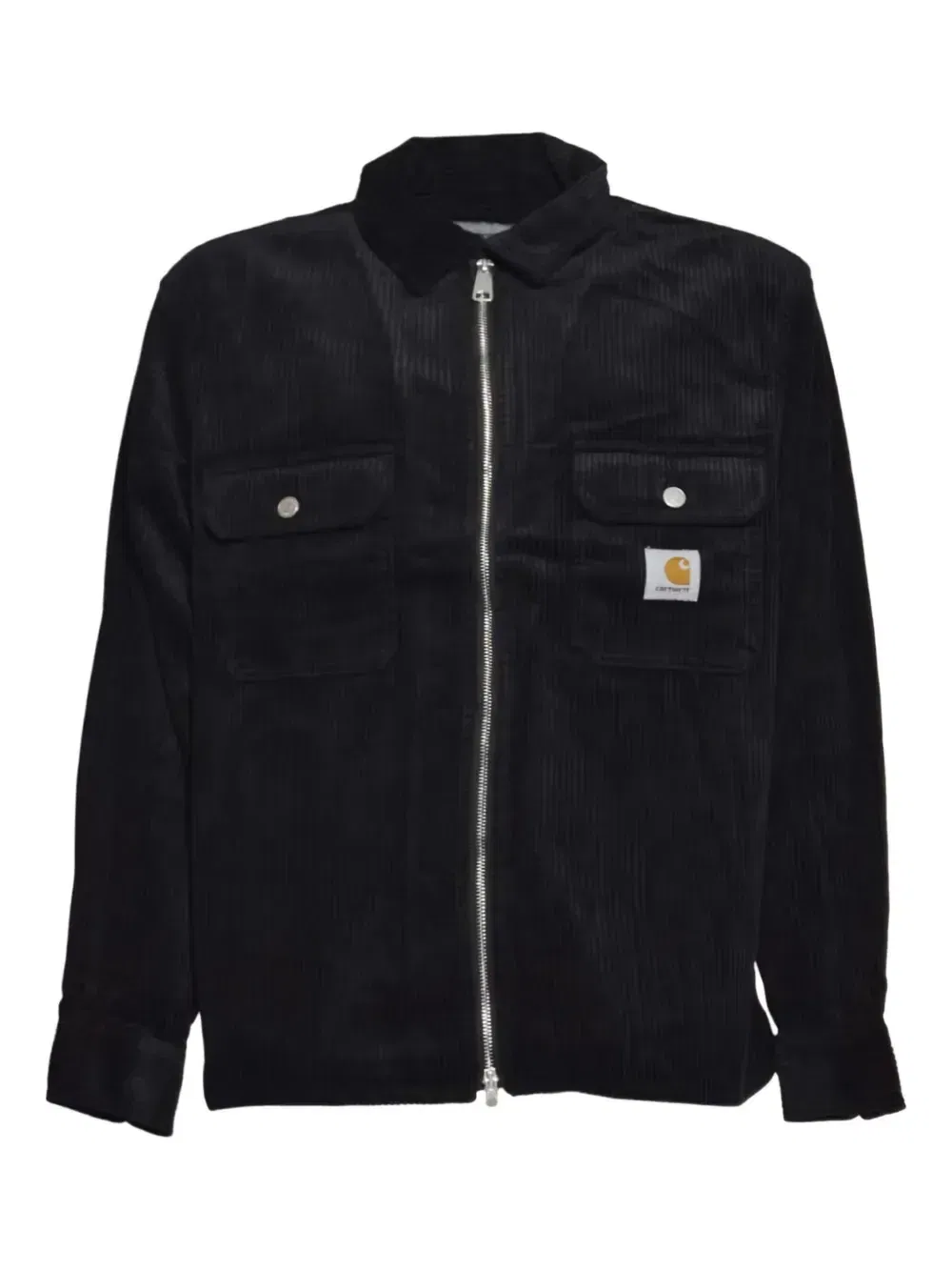 Reynold corduroy zip-fastening shirt