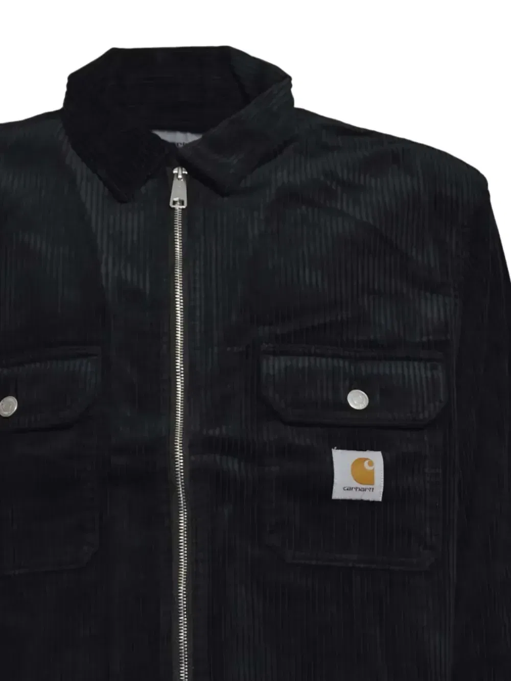 Reynold corduroy zip-fastening shirt