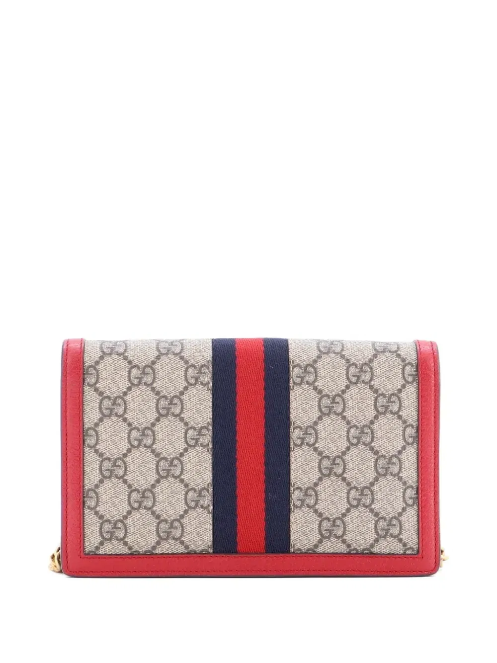 Queen Margaret Chain Wallet GG Coated Canvas Mini crossbody bag