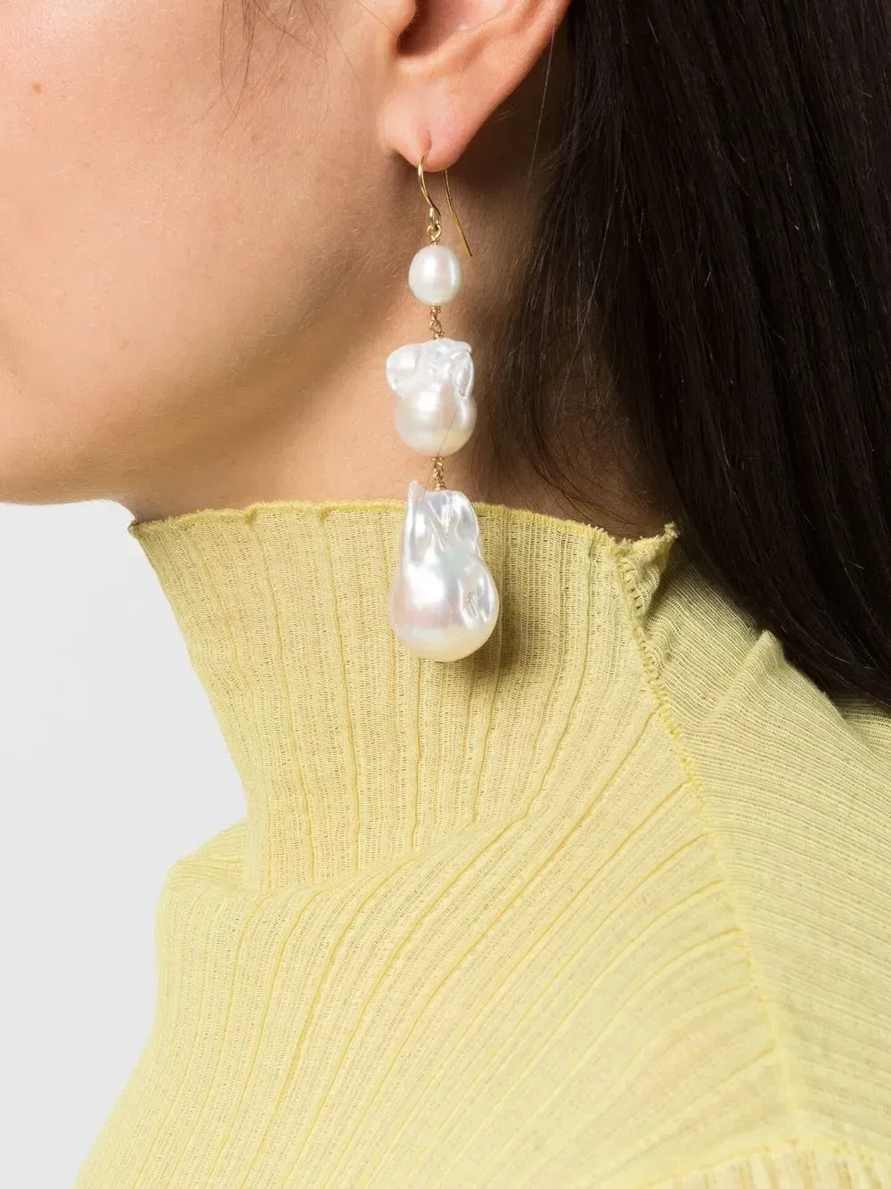 pearl drop earrings