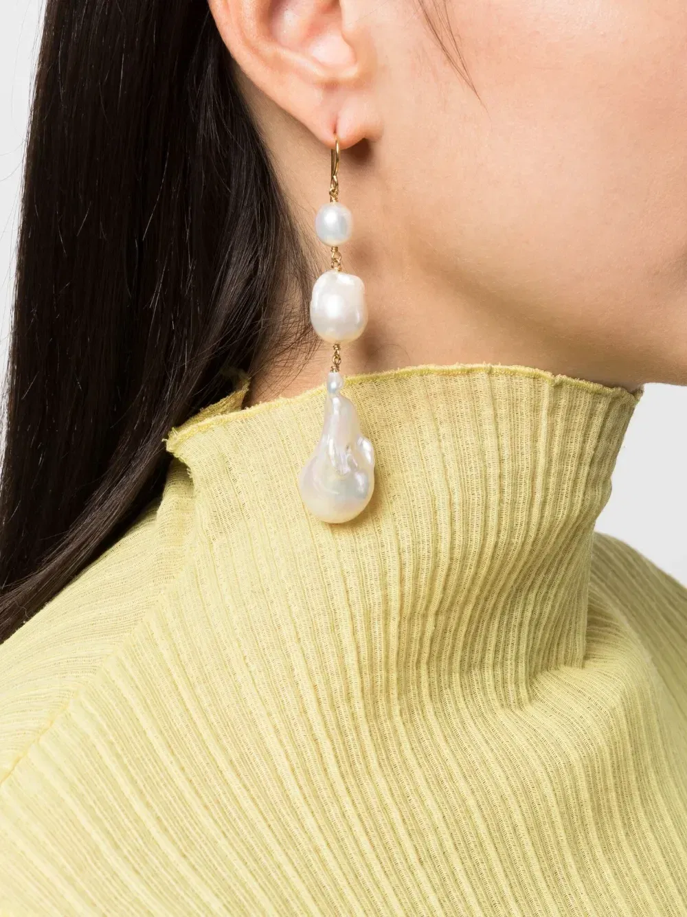 pearl drop earrings