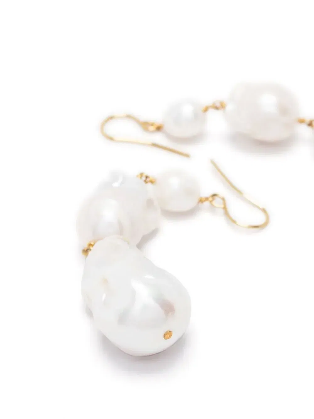 pearl drop earrings