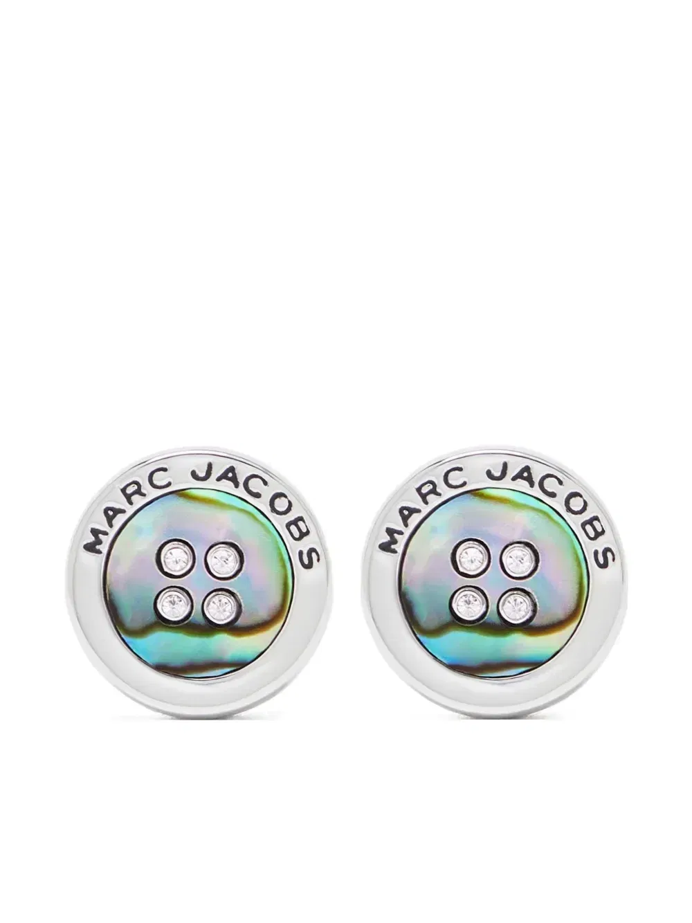 Button earrings