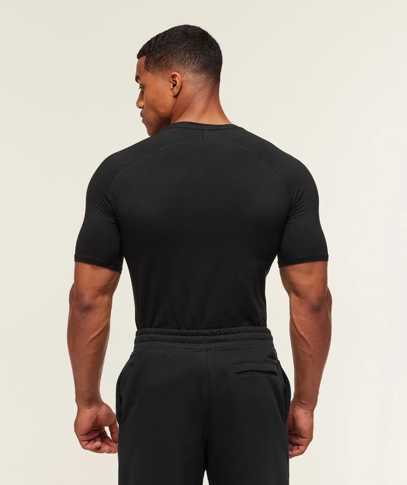 Prime T-Shirt muscle fit Black/Brand Blue
