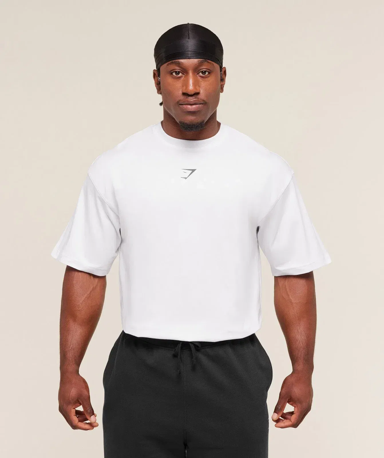 Gymshark Power T-Shirt oversized fit White