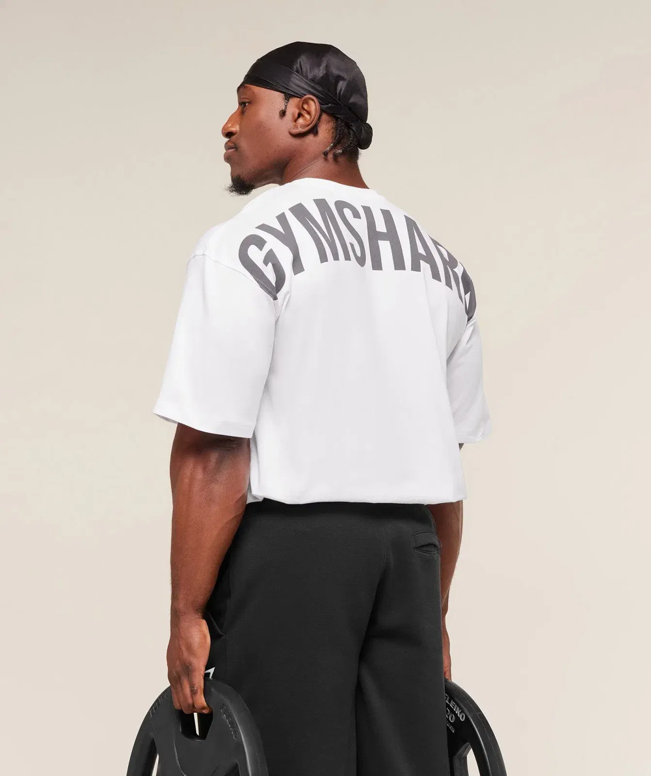 Gymshark Power T-Shirt oversized fit White