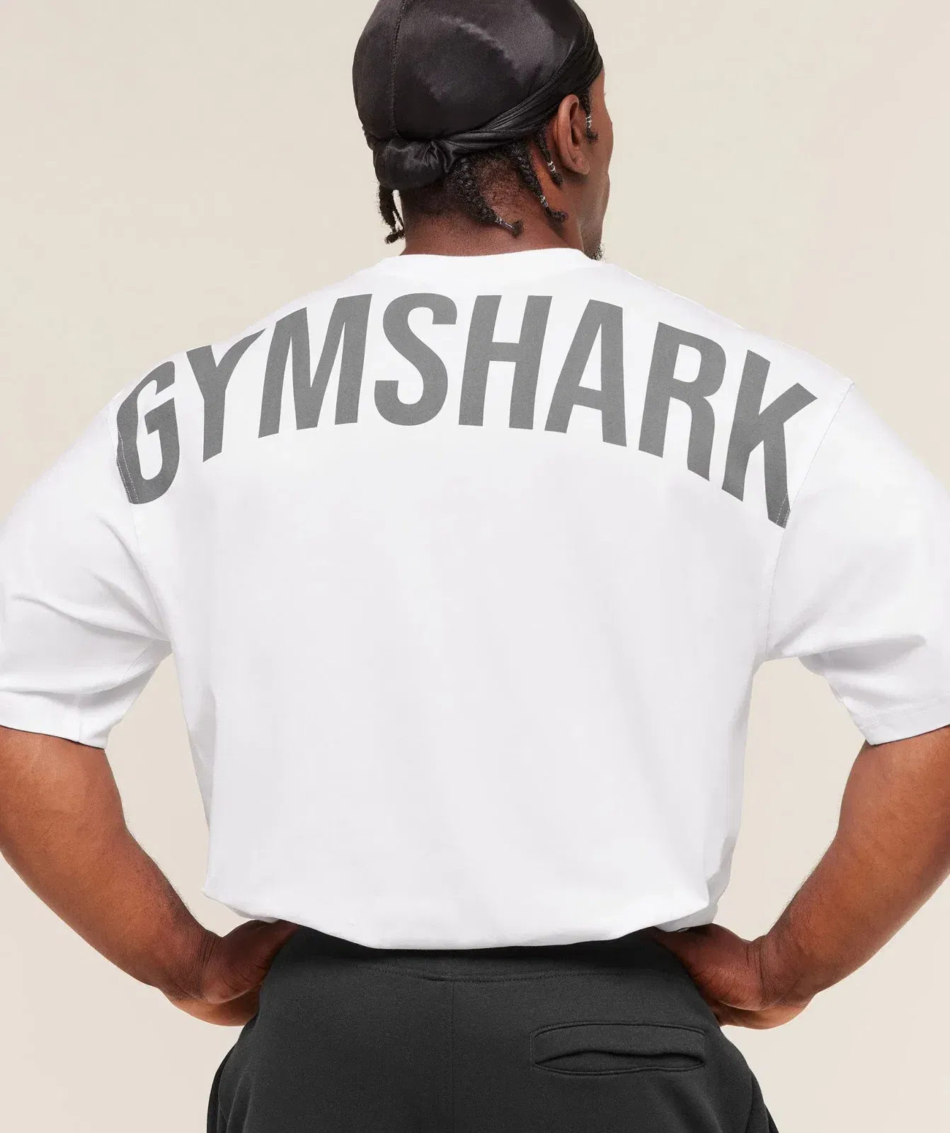 Gymshark Power T-Shirt oversized fit White