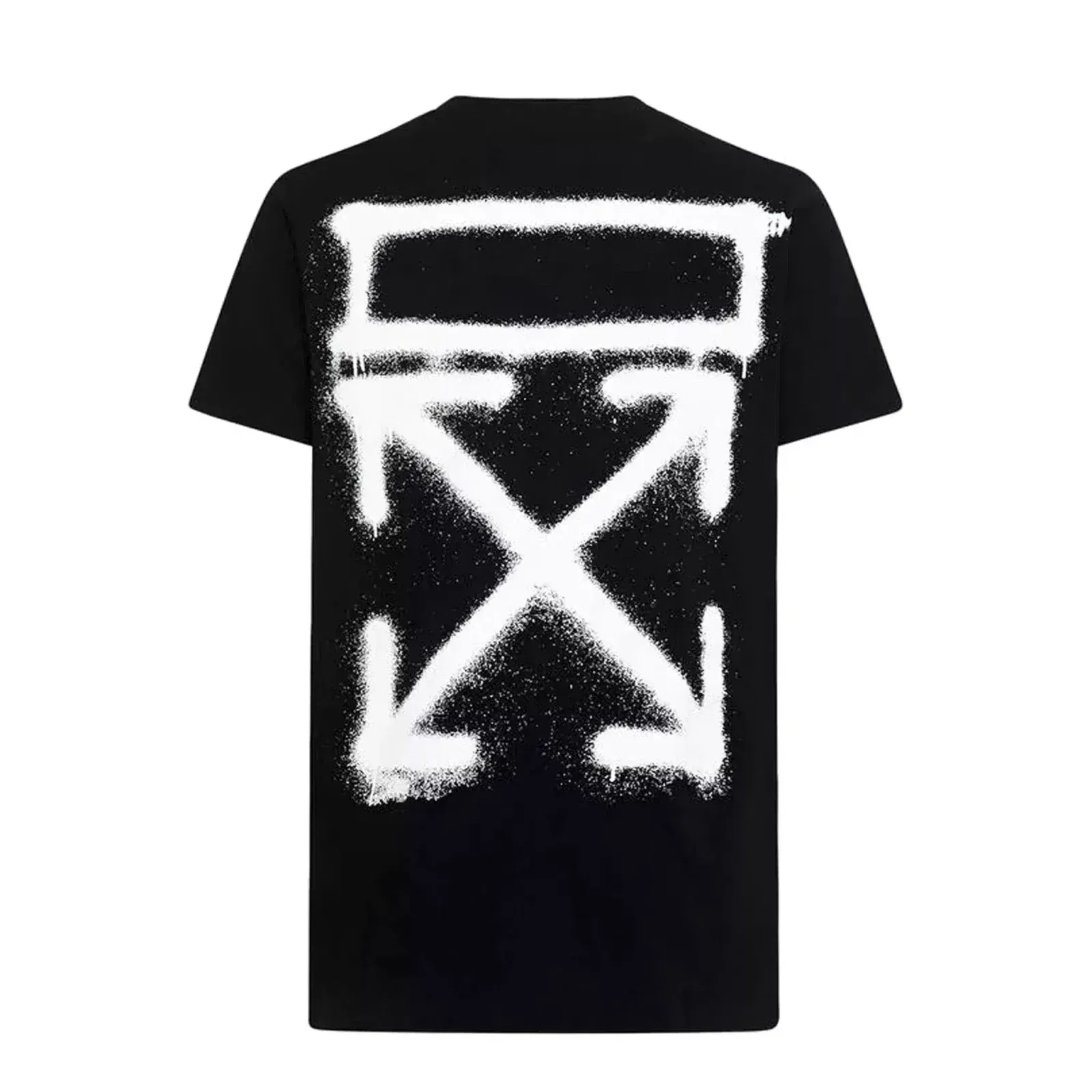 Off-White Spray Marker Slim Fit Black T-Shirt