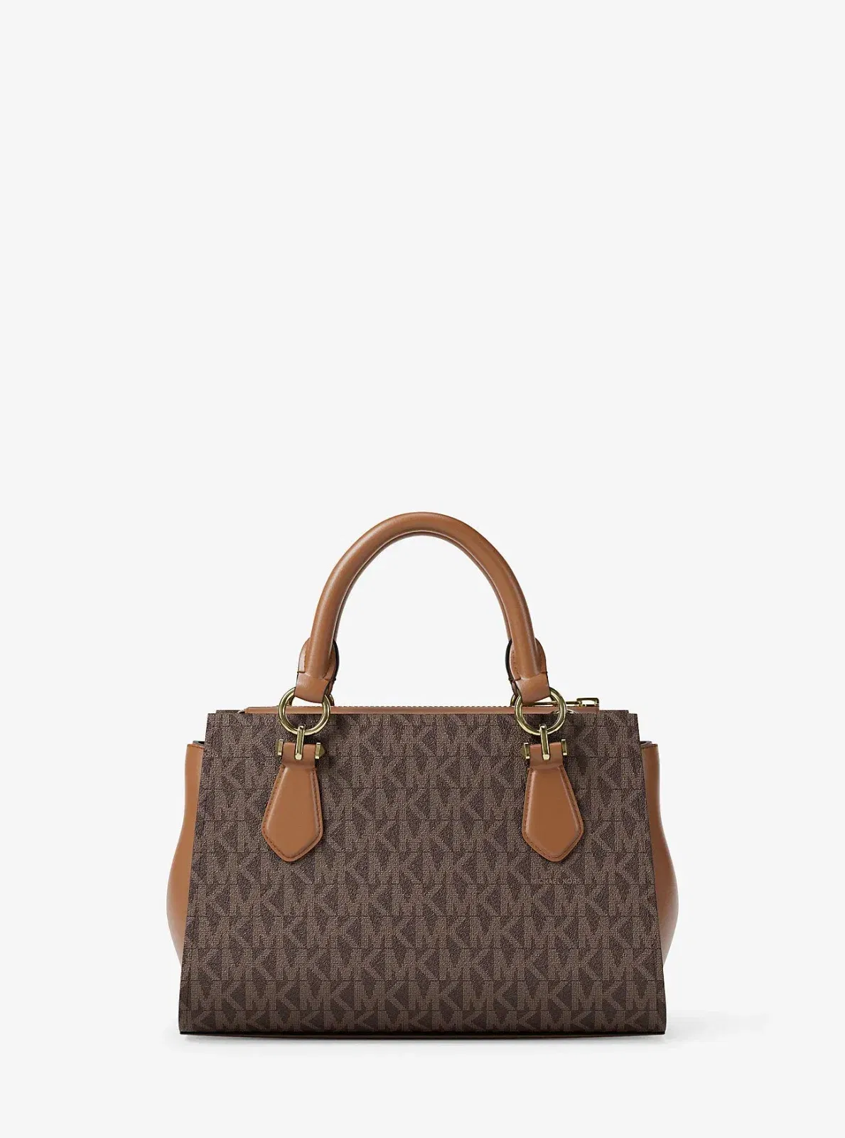 Michael Kors Marilyn Small Signature Logo Messenger Bag Brown